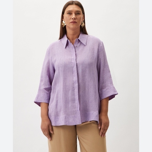 Marina Rinaldi Tops - Marina Rinaldi Florida in Purple